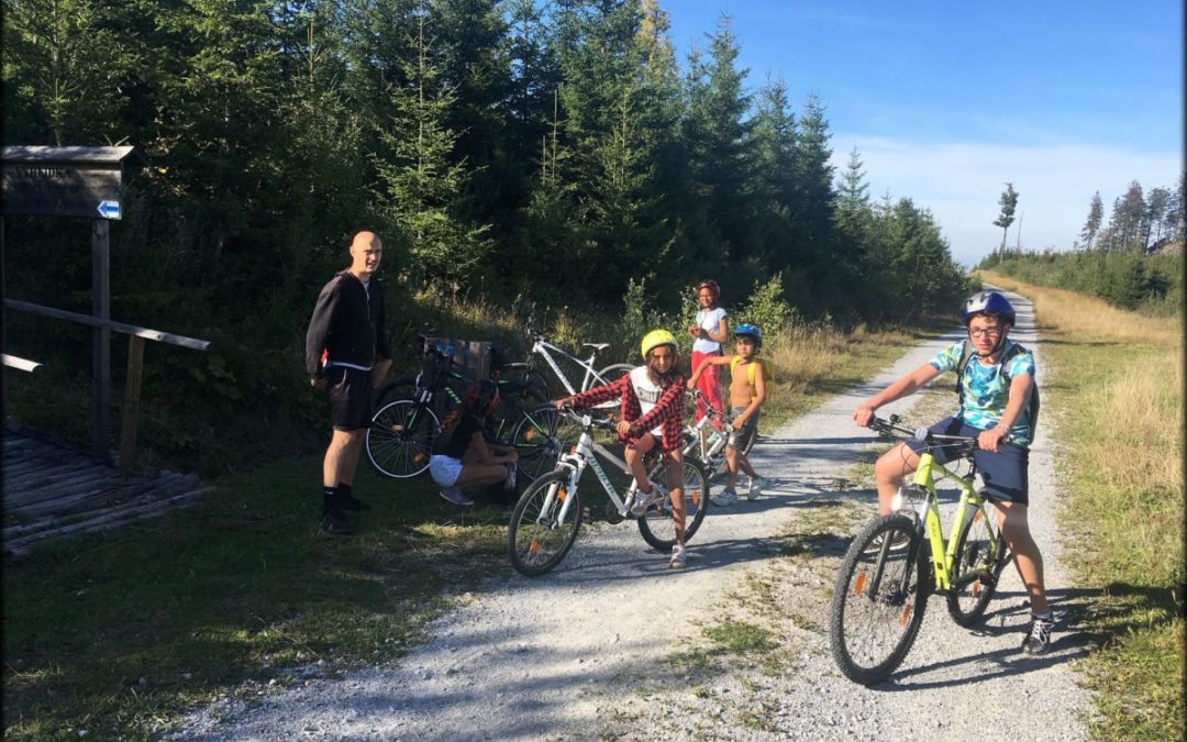 Cyklovýlet na rozhlednu Knížecí stolec 1237 m n. m.